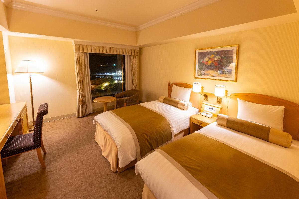 Hotel Okura Jr Huis Ten Bosch Sasebo Bagian luar foto Deluxe Room